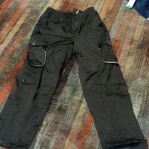 Black cargo pants